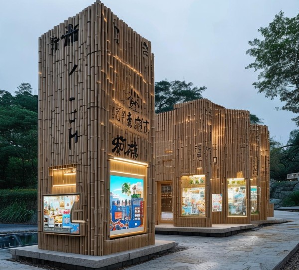 Aesthetic and Practical Design of Advertising Showcases in Jiangxi