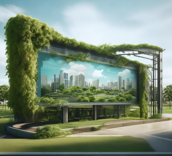 户外广告生态图，环保与商业双轮驱动发展新思路